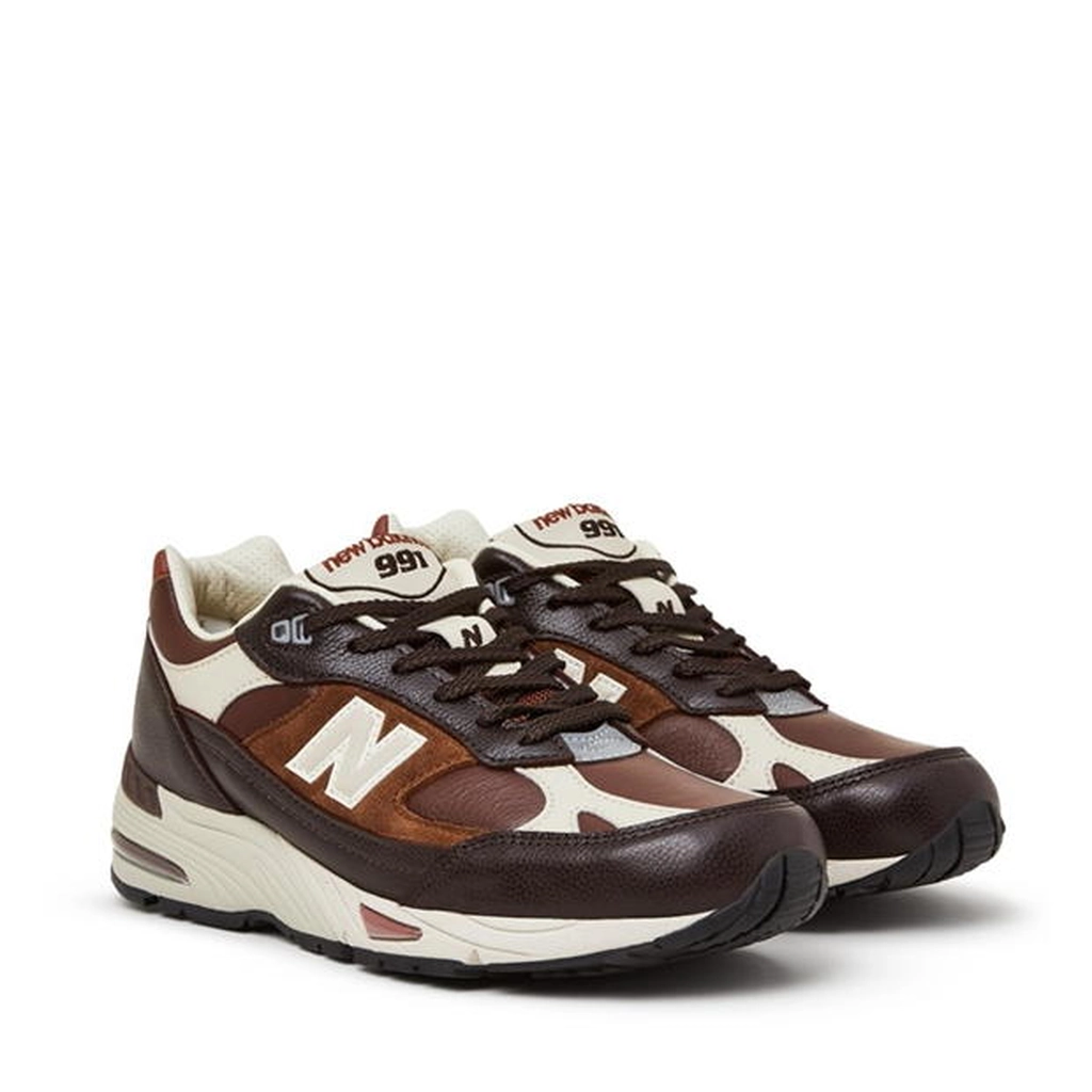 New Balance 991 Low Trainer - Brown